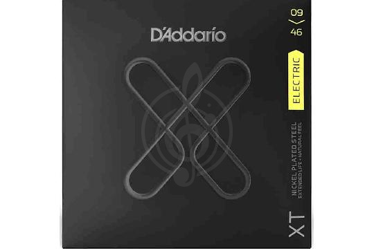 Изображение D`Addario XTE0946 XT Комплект струн для электрогитары, никелированные, 9-46, с покрытием