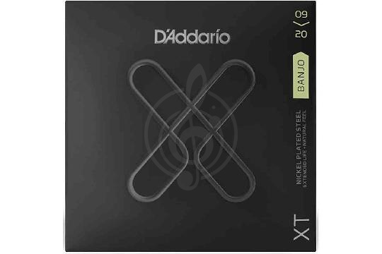 Струны для банджо D'Addario XTJ0920 XT - Струны для 5-струнного банджо, D'Addario XTJ0920 в магазине DominantaMusic - фото 1
