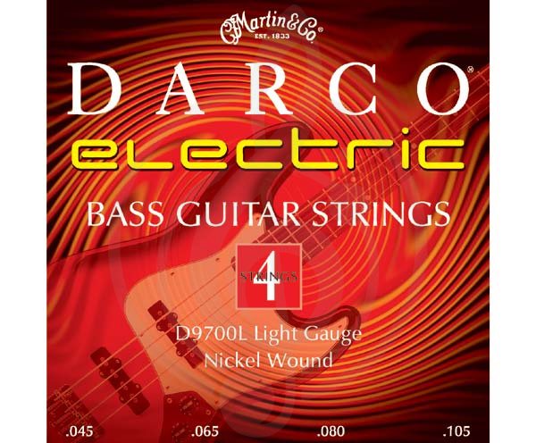 Струны для бас-гитары Струны для бас-гитар Darco DARCO D9700L Струны д/бас гитары 4 стр. 0.45-1.05, D9700L - фото 1