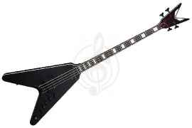 Изображение DEAN VB STH BKS V - бас-гитара,тип 'Стрела',22 лада,цвет-черный атлас