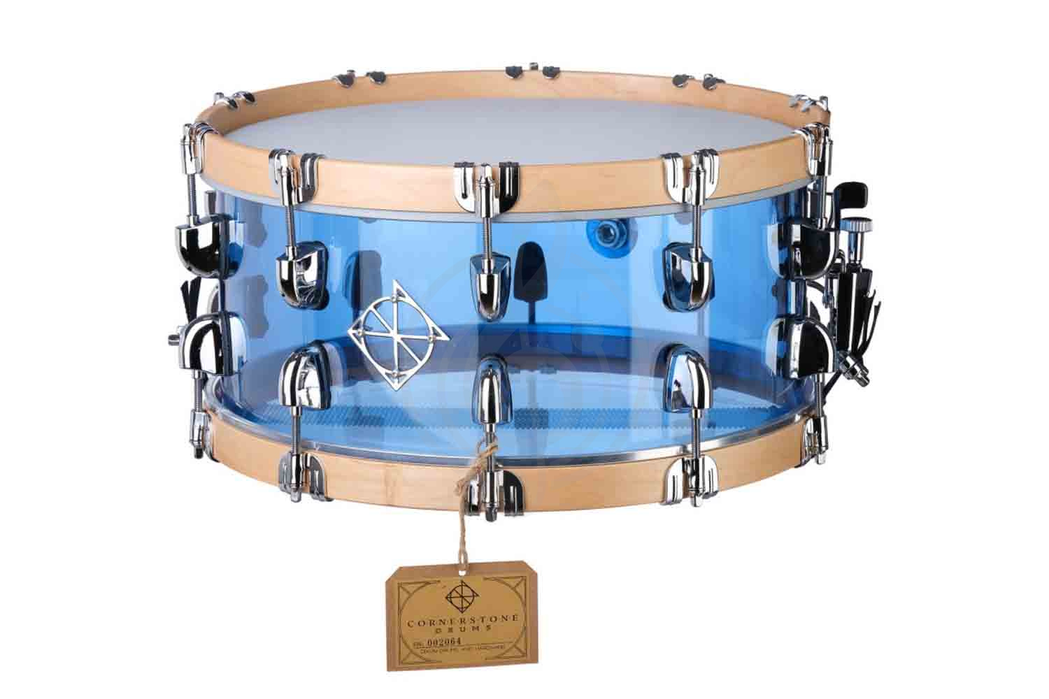 Малый барабан Dixon PDSCST654ACB Cornerstone See-Through Blue - Малый барабан 6.5 x 14", Dixon PDSCST654ACB в магазине Доминанта мьюзик - фото 1