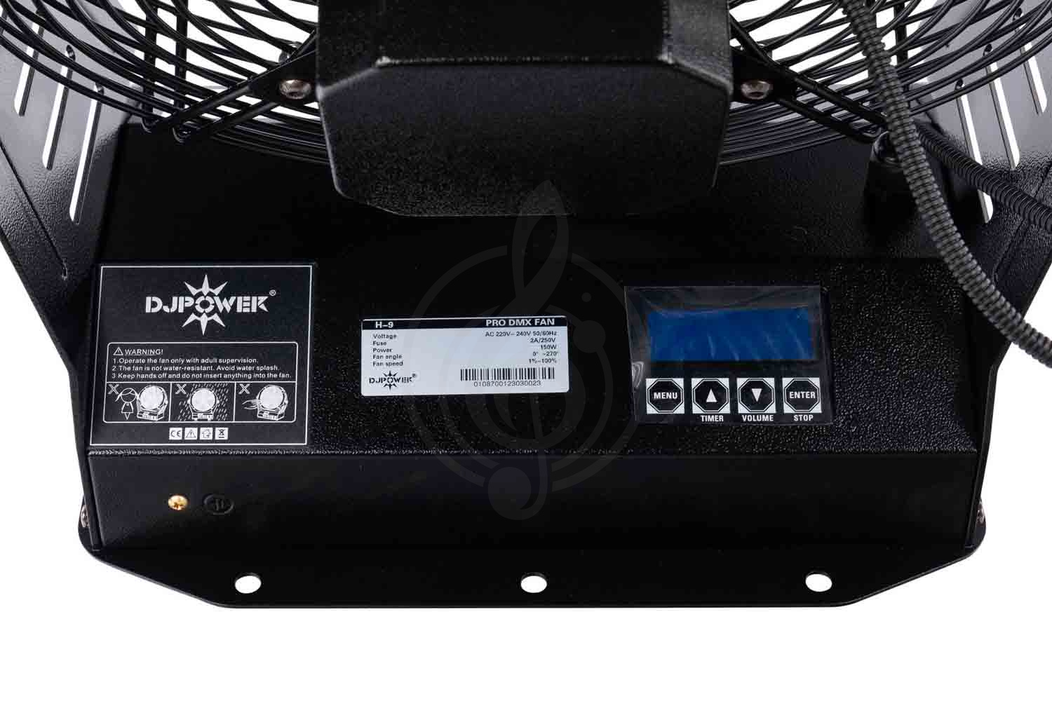 Сценический вентилятор DJPower H-9 - Вентилятор сценический DMX, 150Вт, DJPower H-9 в магазине Доминанта мьюзик - фото 3