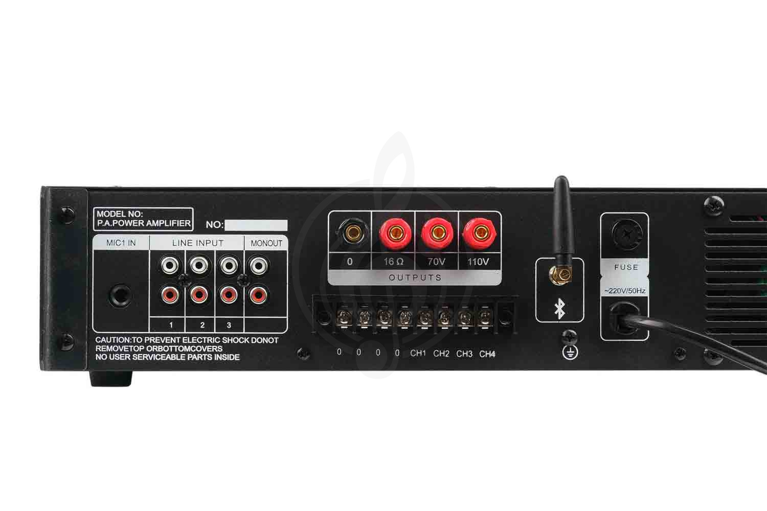 Радиоузел DS-8180 Усилитель мощности трансляционный, 180Вт, TADS, TADS DS-8180 в магазине DominantaMusic - фото 3