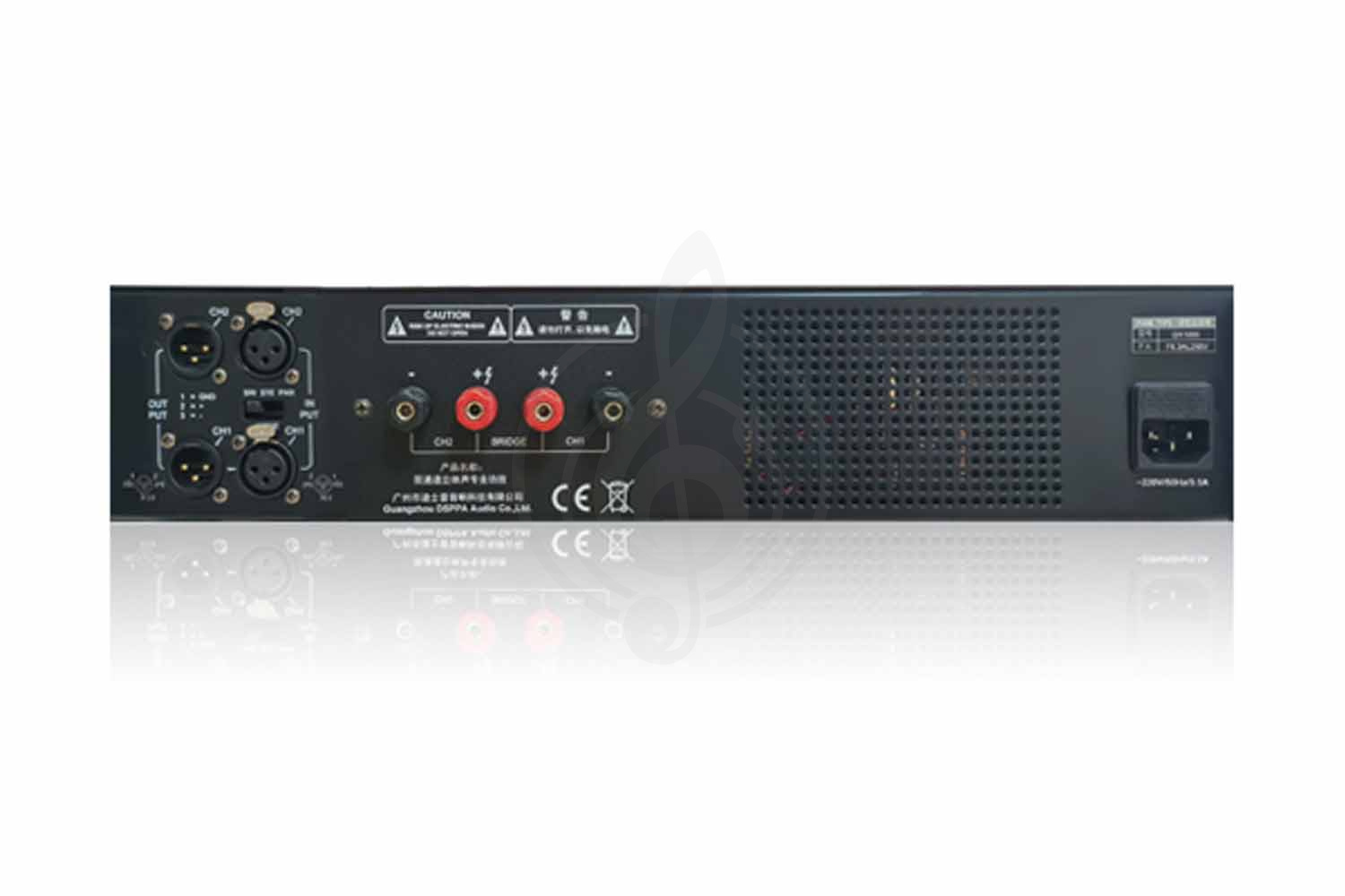 Аналоговый усилитель мощности DSPPA DX1500 - Усилитель мощности, 2х230 Вт, DSPPA DX1500 в магазине DominantaMusic - фото 2