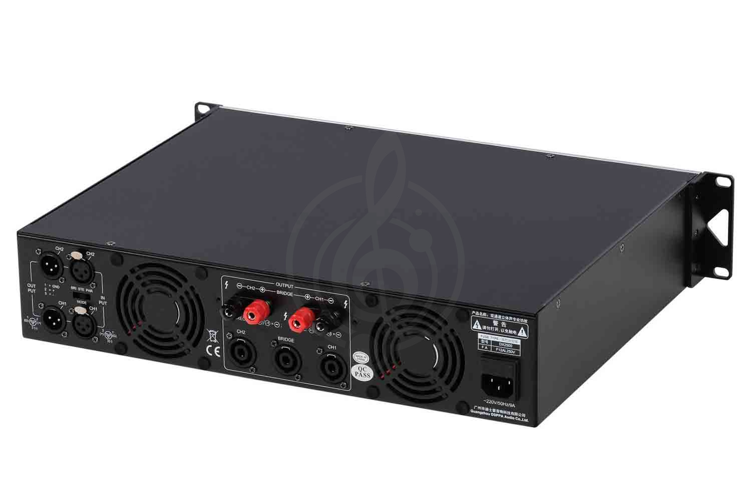 Аналоговый усилитель мощности DSPPA DX2500 - Усилитель мощности, 2х400 Вт, DSPPA DX2500 в магазине DominantaMusic - фото 6