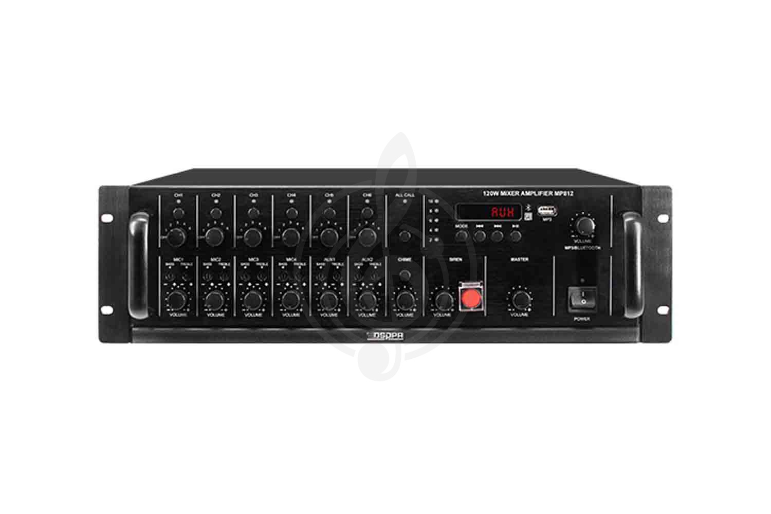 Радиоузел DSPPA MP812 - Микшер-усилитель трансляционный, DSPPA MP812 в магазине DominantaMusic - фото 1