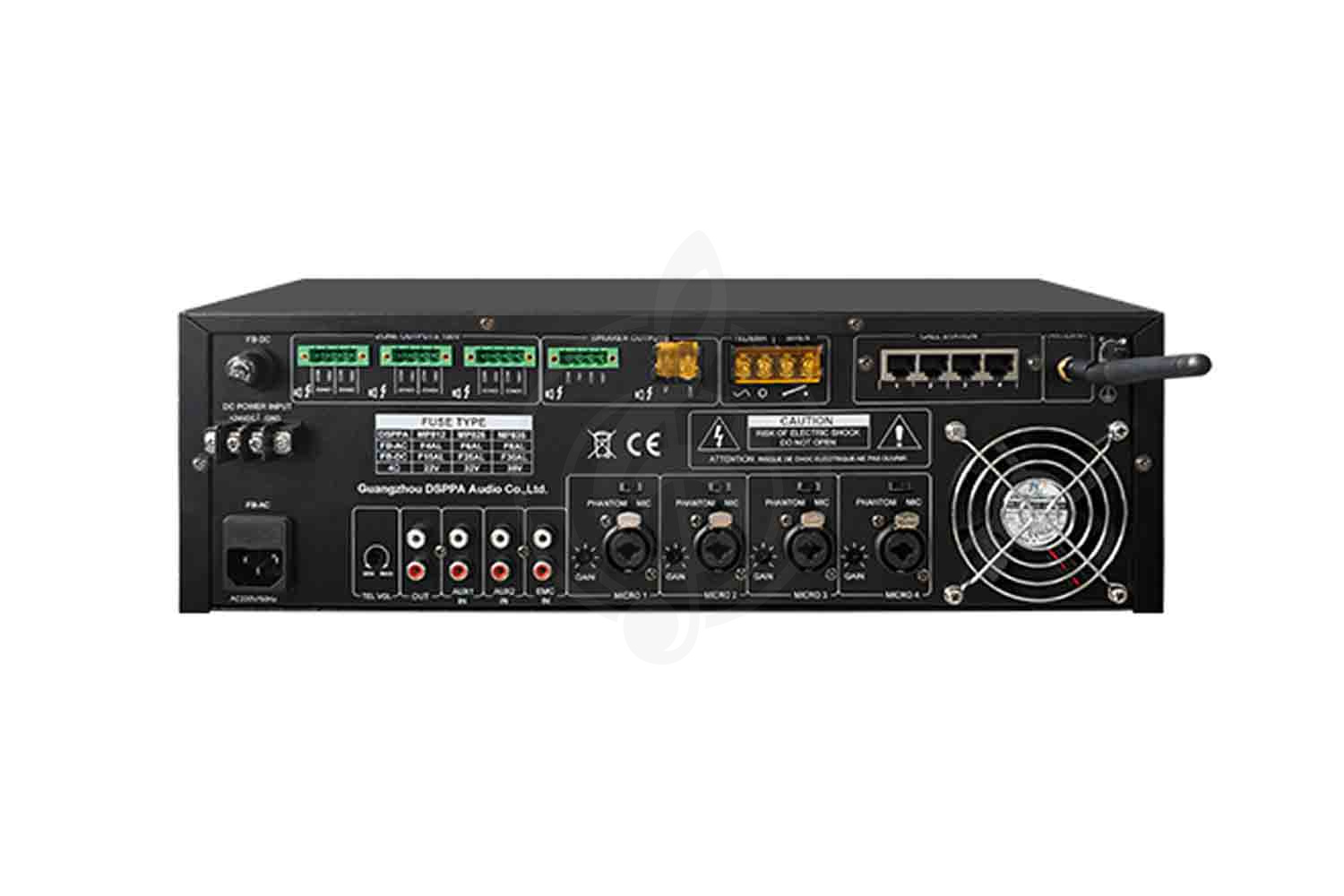 Радиоузел DSPPA MP812 - Микшер-усилитель трансляционный, DSPPA MP812 в магазине DominantaMusic - фото 2