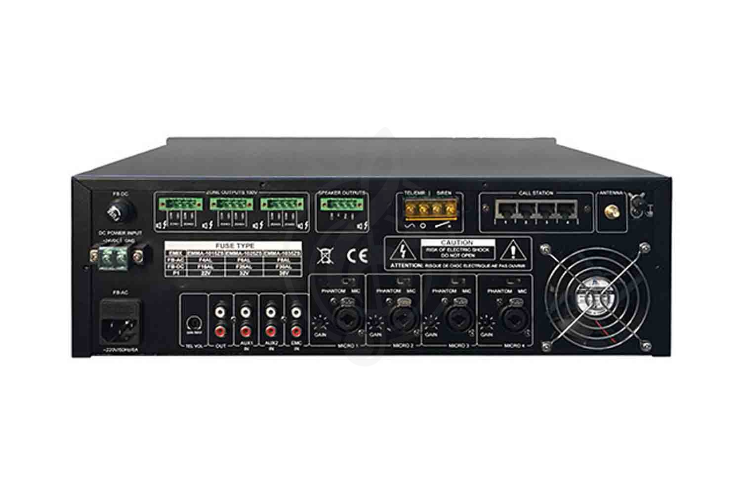 Радиоузел DSPPA MP825 - Микшер-усилитель трансляционный, DSPPA MP825 в магазине DominantaMusic - фото 2