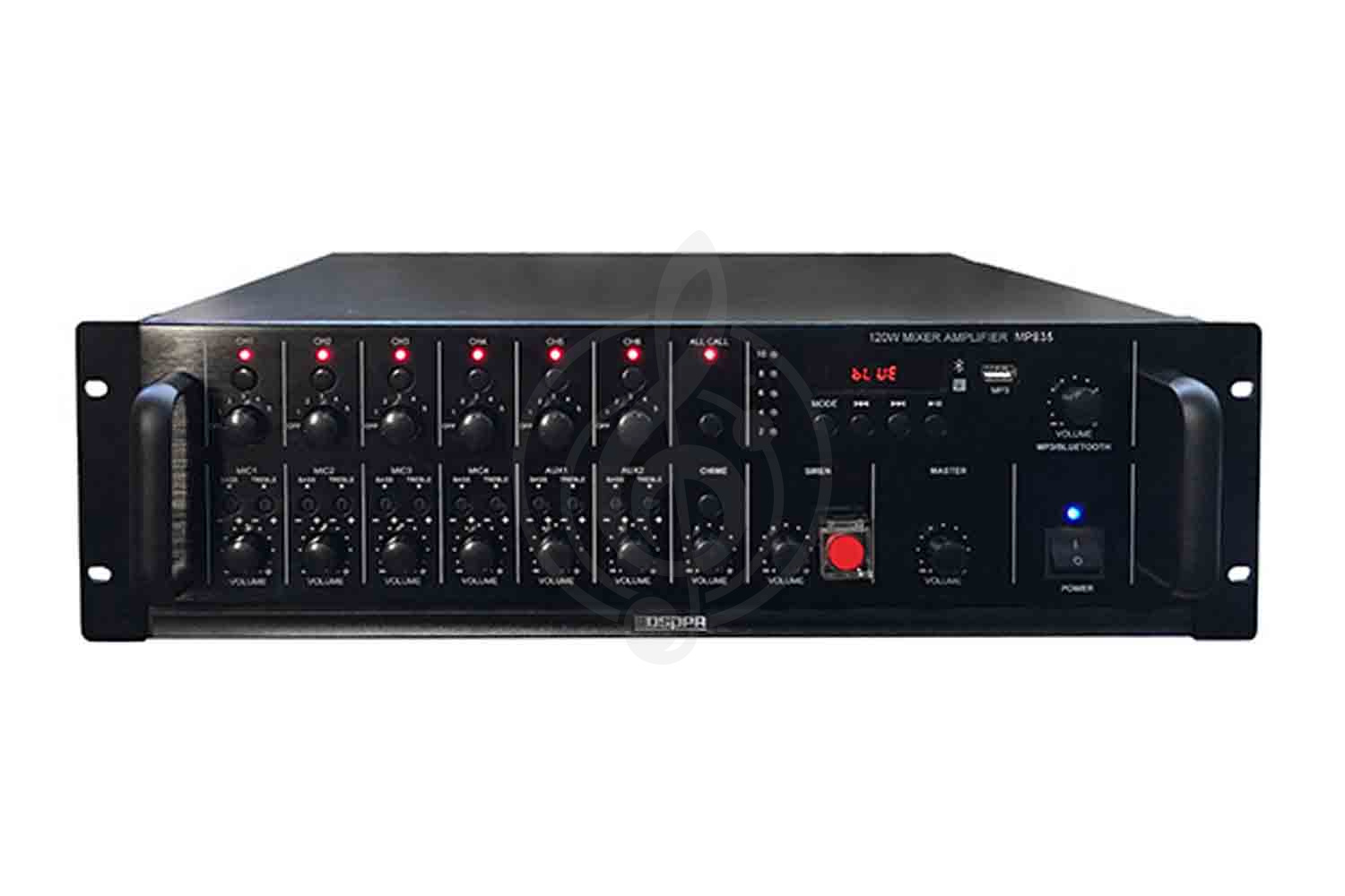 Радиоузел DSPPA MP835 - Микшер-усилитель трансляционный, DSPPA MP835 в магазине DominantaMusic - фото 1