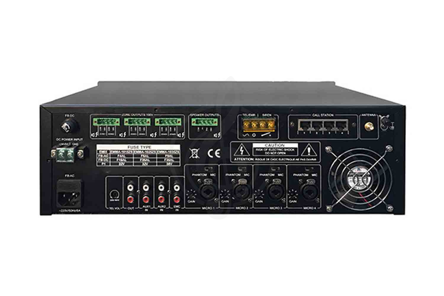 Радиоузел DSPPA MP835 - Микшер-усилитель трансляционный, DSPPA MP835 в магазине DominantaMusic - фото 2