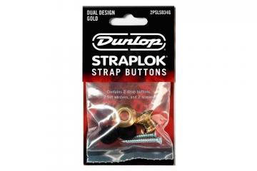 Стреплок Dunlop 2PSLS034G Straplok Dual Крепление ремня, золото, Dunlop 2PSLS034G в магазине DominantaMusic - фото 2