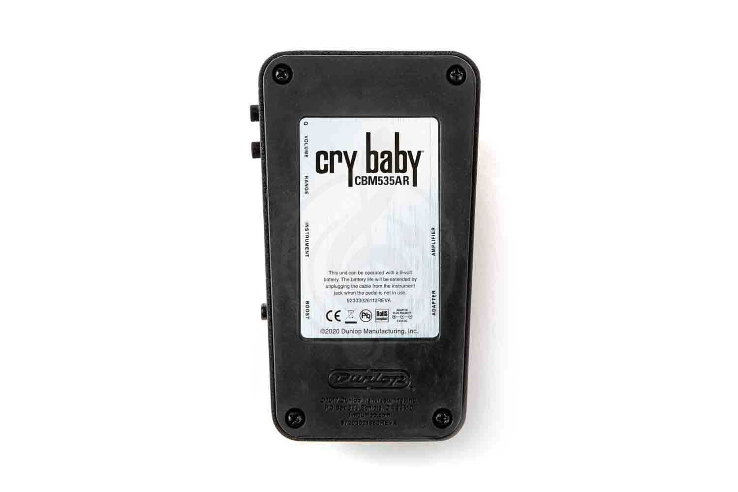 Педаль для электрогитар Dunlop CBM535AR Crybaby Q Mini Auto-Return Wah - Педаль эффектов, Dunlop CBM535AR в магазине Доминанта мьюзик - фото 2