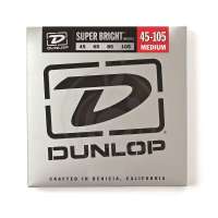 Изображение Dunlop DBSBN45105 Super Bright - Комплект струн для бас-гитары, никелированные, Medium, 45-105