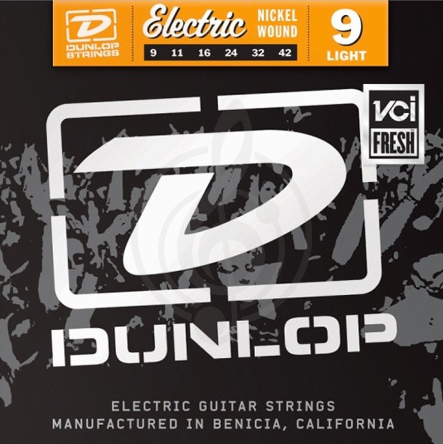 Струны для электрогитары Струны для электрогитар Dunlop Dunlop DEN0942  струны для электрогитары 9-42 DEN0942 - фото 1