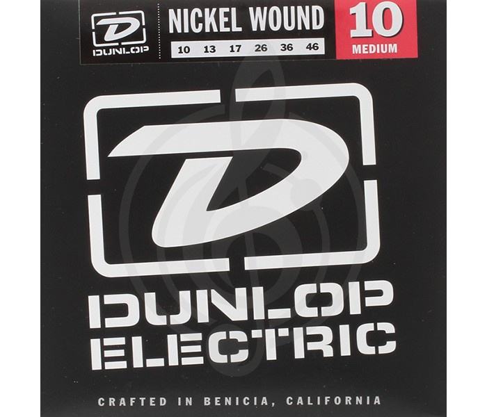 Струны для электрогитары Струны для электрогитар Dunlop Dunlop DEN1046 - струны для электрогитары 10-46 DEN1046 - фото 1