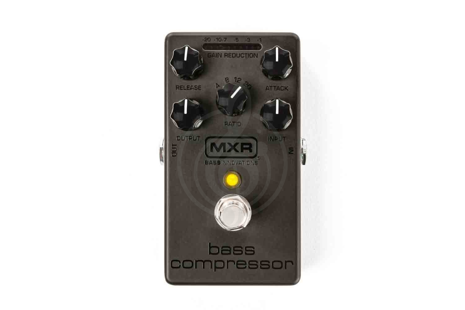 Педаль для электрогитар Dunlop M87B MXR Blackout Series Bass Compressor - Педаль эффектов, басовая, Dunlop M87B в магазине Доминанта мьюзик - фото 1
