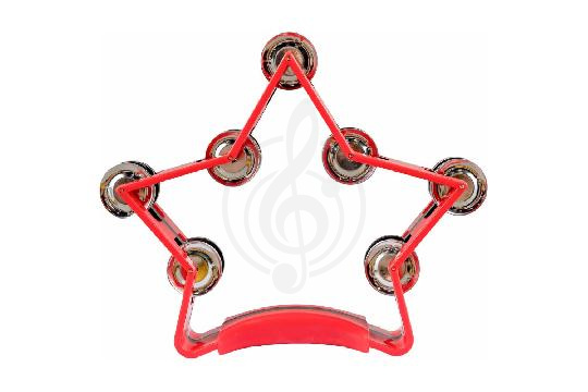 Тамбурин EASTTOP DF104 RED - Тамбурин, EASTTOP DF104 RED в магазине Доминанта мьюзик - фото 1