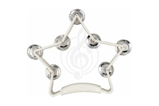 Тамбурин EASTTOP DF104 WHITE - Тамбурин, EASTTOP DF104 WHITE в магазине Доминанта мьюзик - фото 1