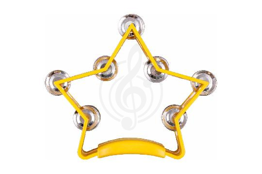 Тамбурин EASTTOP DF104 YELLOW - Тамбурин, EASTTOP DF104 YELLOW в магазине Доминанта мьюзик - фото 1