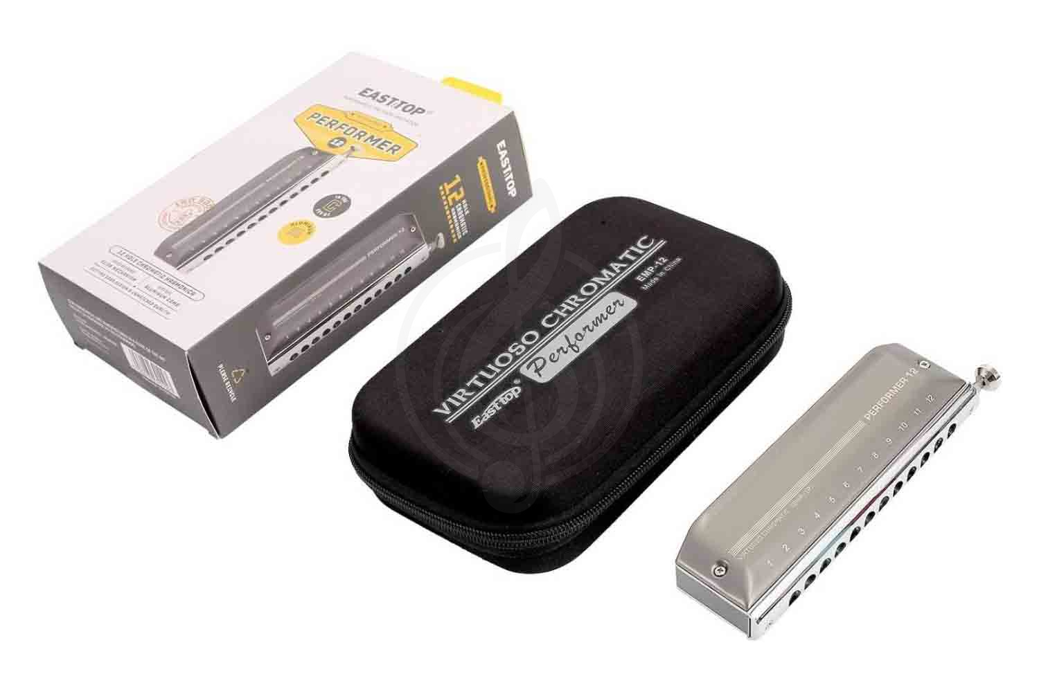 Хроматическая губная гармошка EASTTOP EMP-12 C - Гармошка губная хроматическая, EASTTOP EMP-12 C в магазине DominantaMusic - фото 3