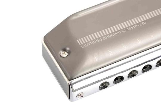 Хроматическая губная гармошка EASTTOP EMP-16 C - Гармошка губная хроматическая, EASTTOP EMP-16 C в магазине DominantaMusic - фото 2