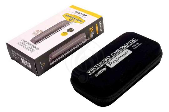 Хроматическая губная гармошка EASTTOP EMP-16 C - Гармошка губная хроматическая, EASTTOP EMP-16 C в магазине DominantaMusic - фото 3