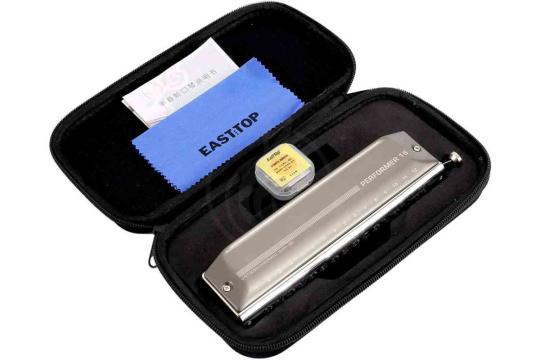 Хроматическая губная гармошка EASTTOP EMP-16 C - Гармошка губная хроматическая, EASTTOP EMP-16 C в магазине DominantaMusic - фото 5