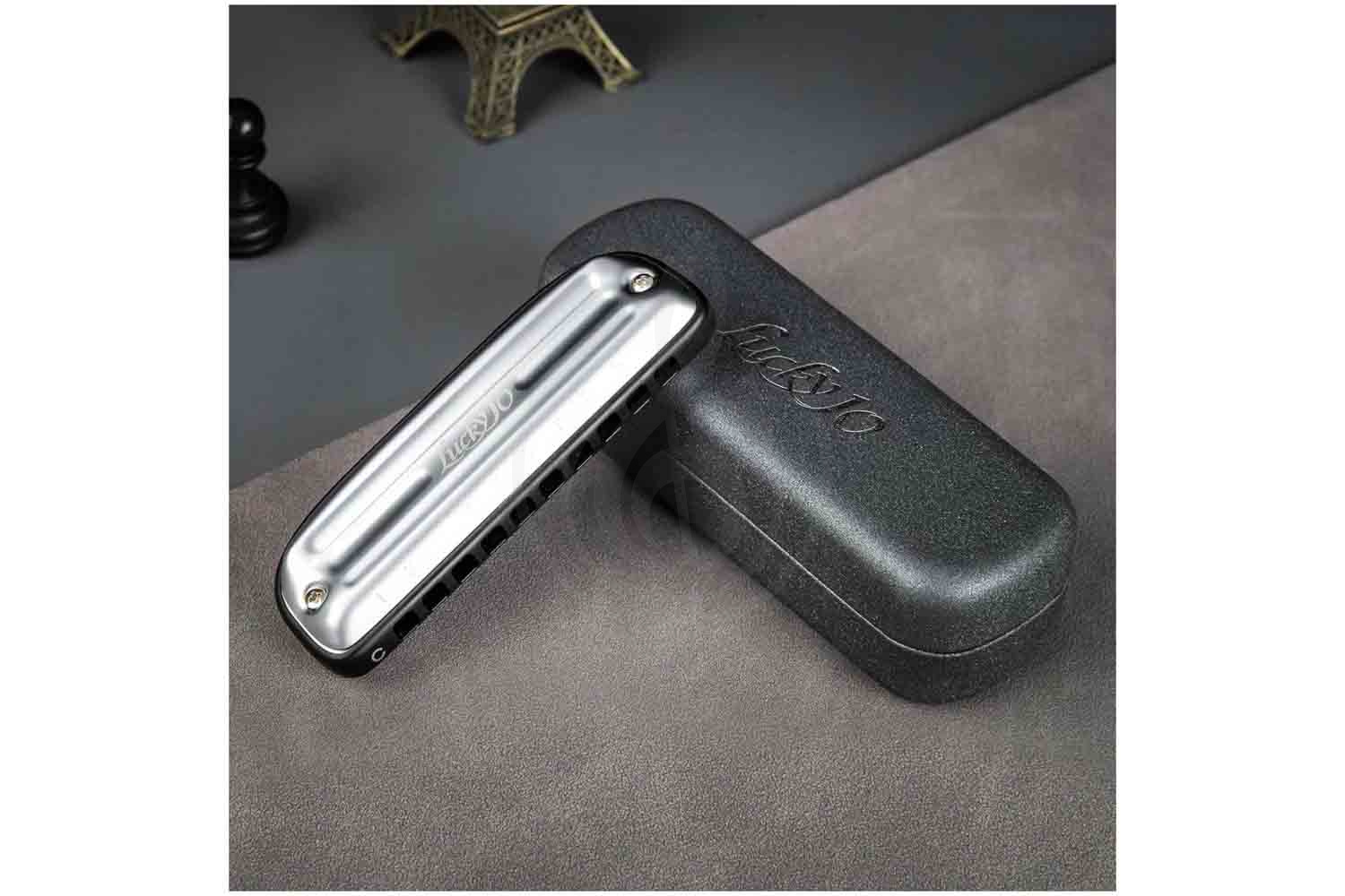 Диатоническая губная гармошка EASTTOP LUCKY 10 C BLACK COMB - Диатоническая губная гармошка, EASTTOP LUCKY 10 C BLACK COMB в магазине DominantaMusic - фото 3