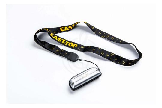 Диатоническая губная гармошка EASTTOP LUCKY 8 BLACK COMB - Губная гармоника диатоническая, EASTTOP LUCKY 8 BLACK COMB в магазине Доминанта мьюзик - фото 2