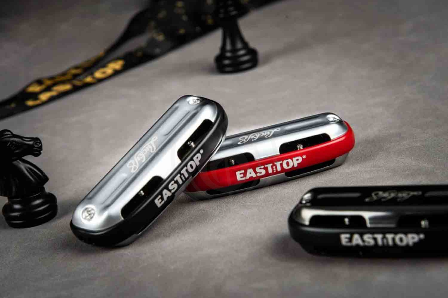 Диатоническая губная гармошка EASTTOP LUCKY 8 C BLACK COMB - Диатоническая губная гармошка, EASTTOP LUCKY 8 C BLACK COMB в магазине DominantaMusic - фото 3