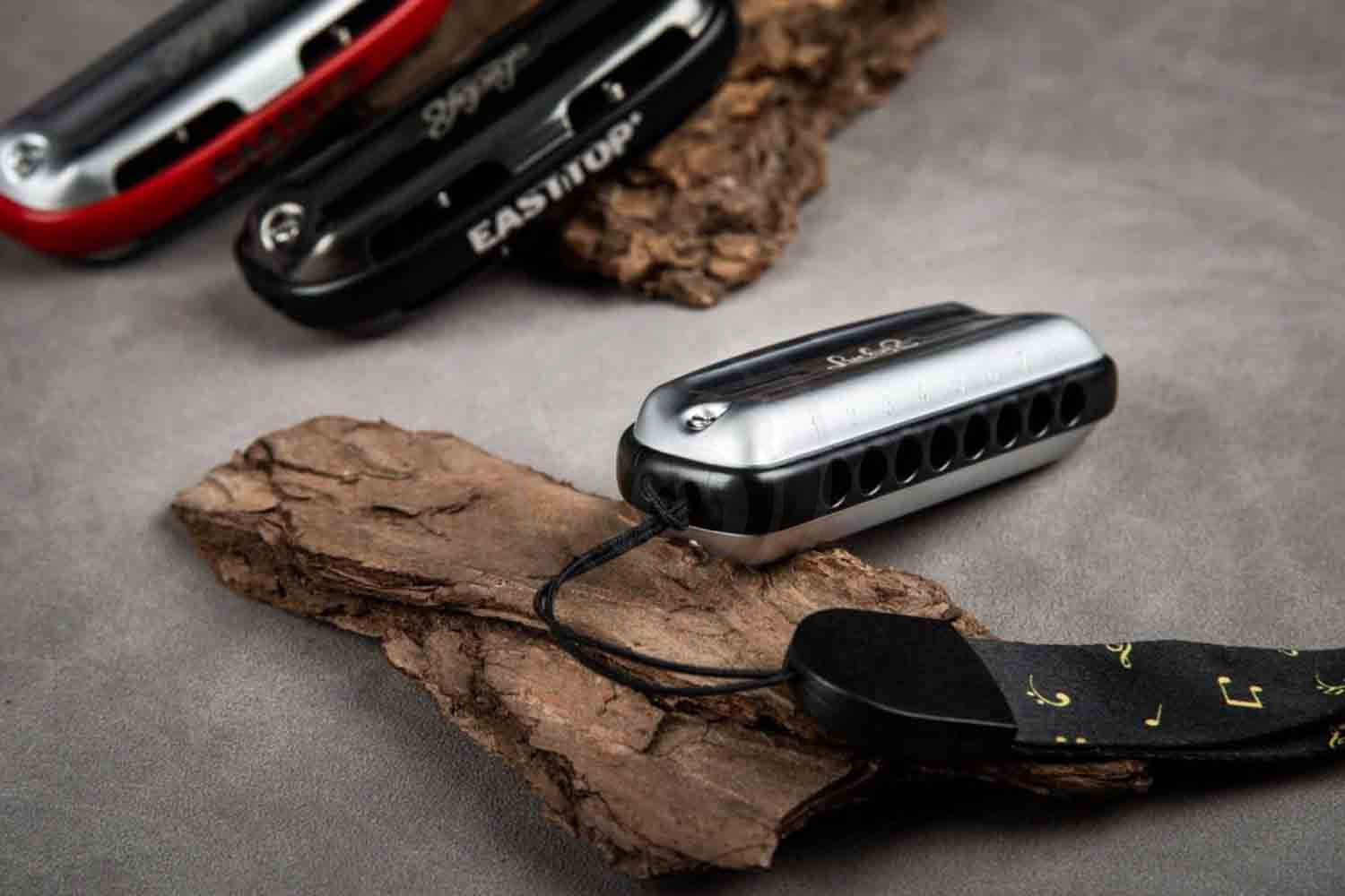 Диатоническая губная гармошка EASTTOP LUCKY 8 C BLACK COMB - Диатоническая губная гармошка, EASTTOP LUCKY 8 C BLACK COMB в магазине DominantaMusic - фото 5