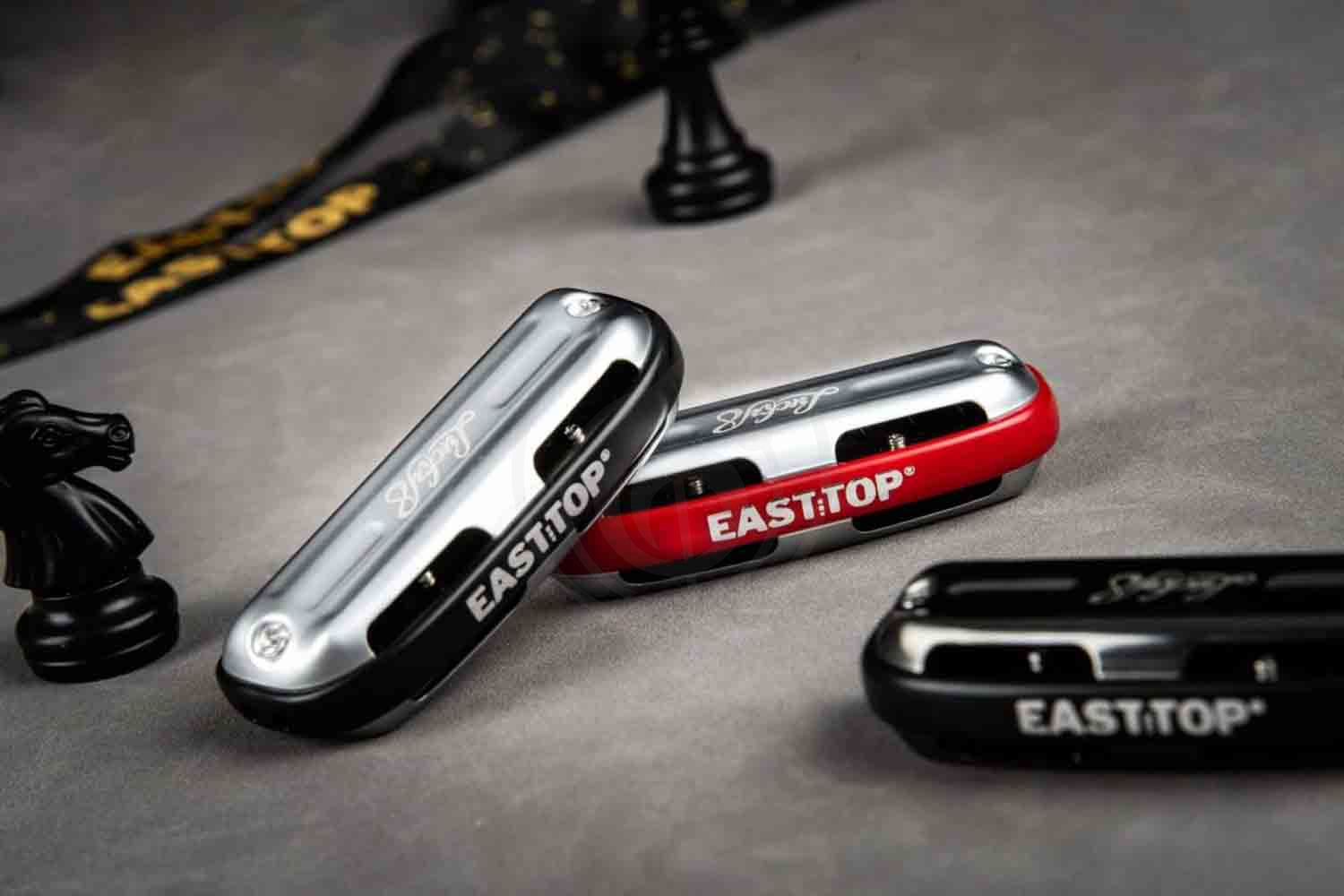 Диатоническая губная гармошка EASTTOP LUCKY 8 C RED COMB - Диатоническая губная гармошка, EASTTOP LUCKY 8 C RED COMB в магазине DominantaMusic - фото 3