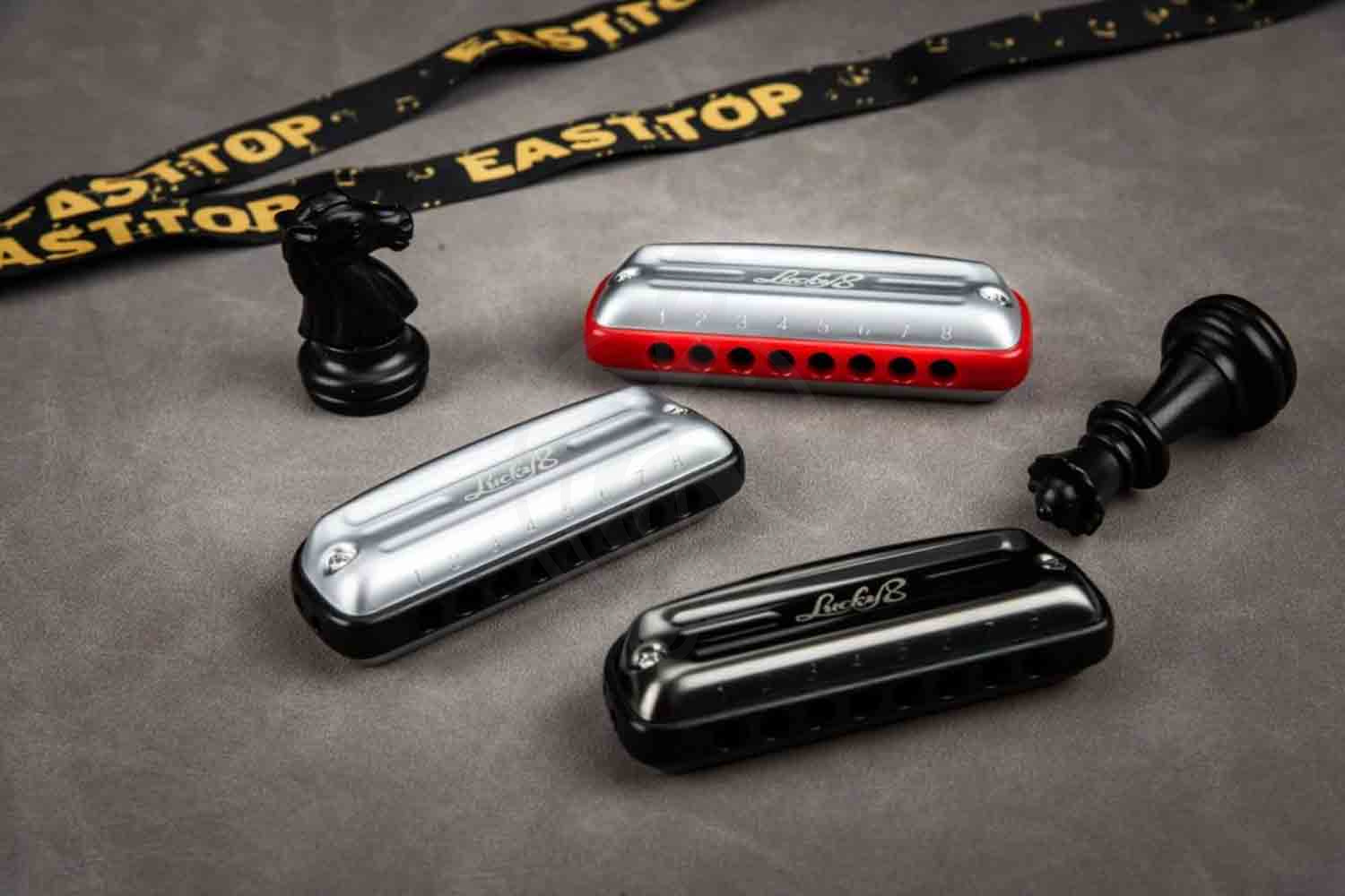 Диатоническая губная гармошка EASTTOP LUCKY 8 C RED COMB - Диатоническая губная гармошка, EASTTOP LUCKY 8 C RED COMB в магазине DominantaMusic - фото 5