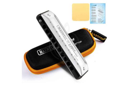 Диатоническая губная гармошка EASTTOP MS030 Bb (Maxwell ST) - Диатоническая губная гармошка, EASTTOP MS030 Bb в магазине Доминанта мьюзик - фото 9