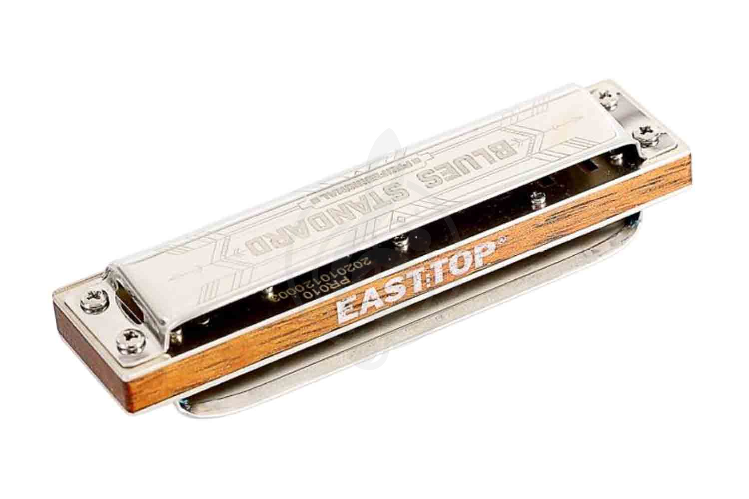 Диатоническая губная гармошка EASTTOP PRO10 Eb (BLUES STANDARD) - Диатоническая губная гармошка, EASTTOP PRO10 Eb в магазине DominantaMusic - фото 1