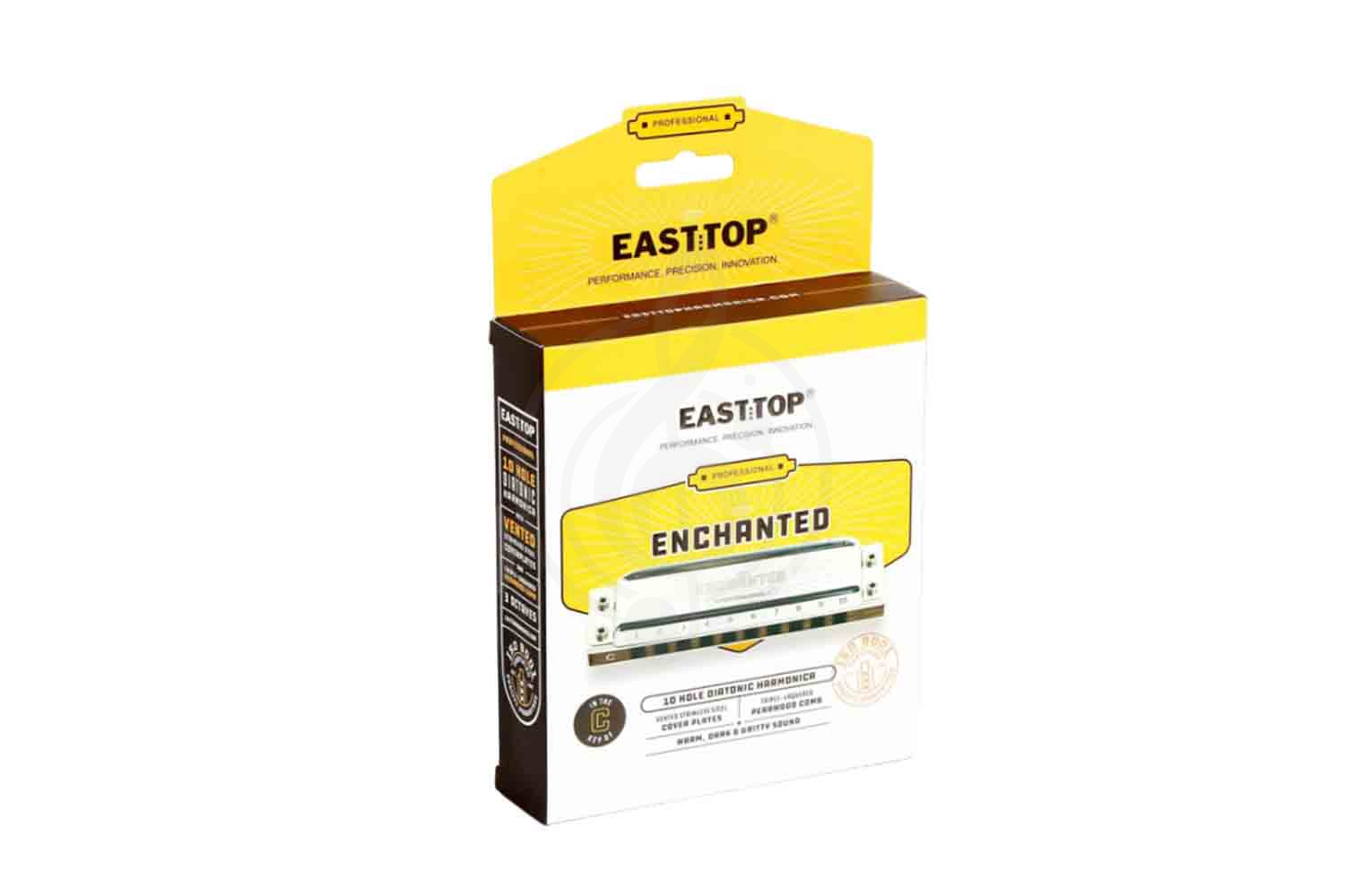 Диатоническая губная гармошка EASTTOP PRO30 (ENCHANTED) A - Диатоническая губная гармошка,  PRO30 (ENCHANTED) A в магазине DominantaMusic - фото 3