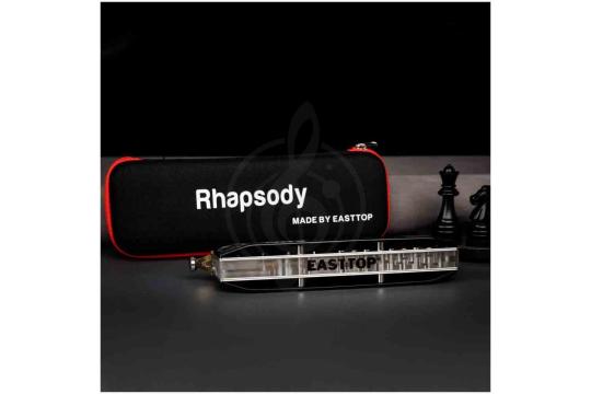 Хроматическая губная гармошка EASTTOP RHAPSODY-16 C - Гармошка губная хроматическая, EASTTOP RHAPSODY-16 C в магазине DominantaMusic - фото 3
