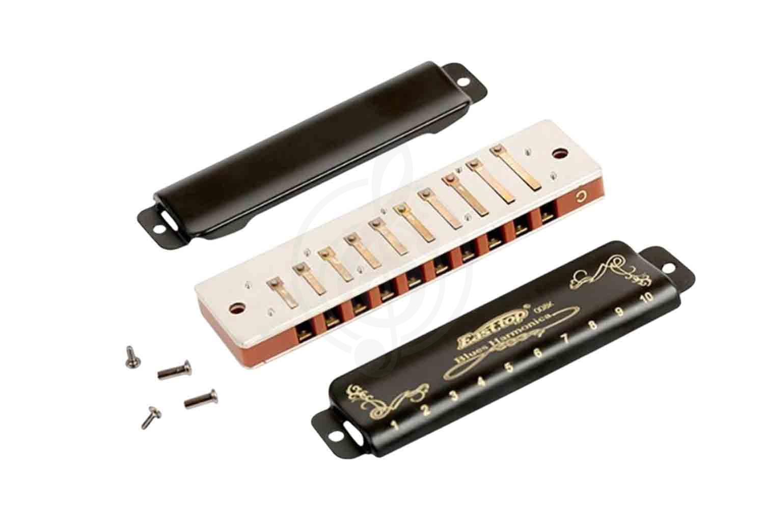 Диатоническая губная гармошка EASTTOP T008K Bb Nm - Диатоническая губная гармошка, EASTTOP T008K Bb Nm в магазине DominantaMusic - фото 2