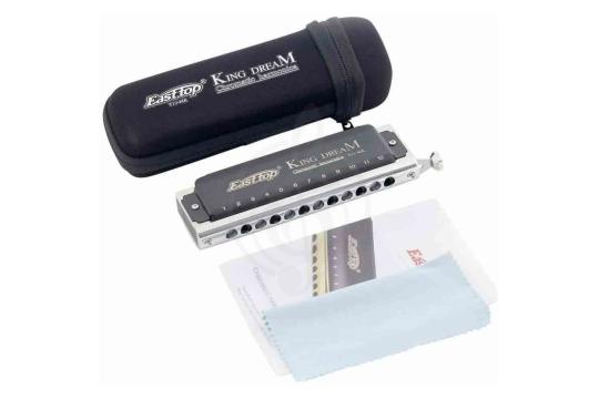 Хроматическая губная гармошка EASTTOP T12-48K (KING DREAM) - Гармошка губная хроматическая, EASTTOP T12-48K в магазине DominantaMusic - фото 2