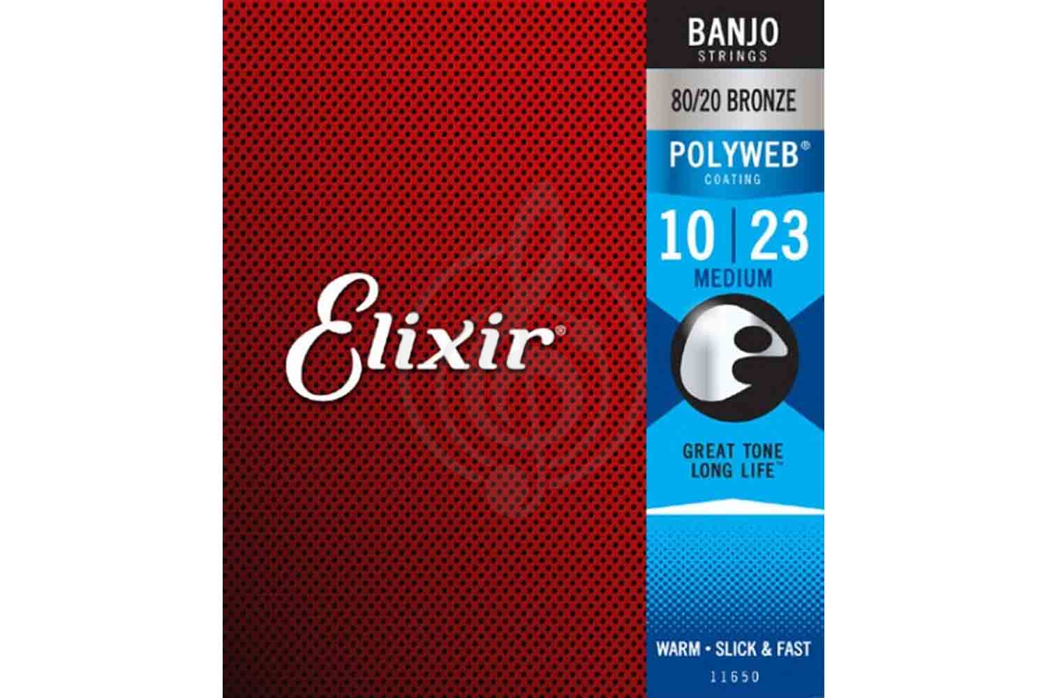 Струны для банджо Elixir 11650 POLYWEB - Струны для банджо, Elixir 11650 в магазине DominantaMusic - фото 1