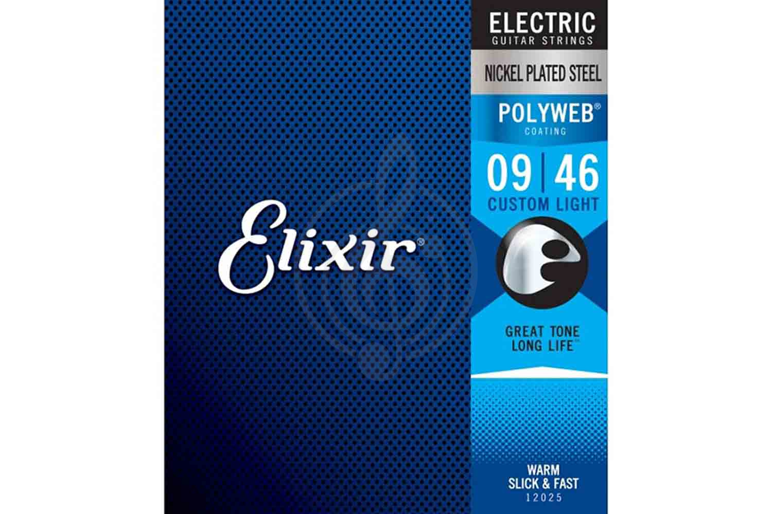 Струны для электрогитары Elixir 12025 POLYWEB - Струны для электрогитары,  12025 POLYWEB в магазине DominantaMusic - фото 1