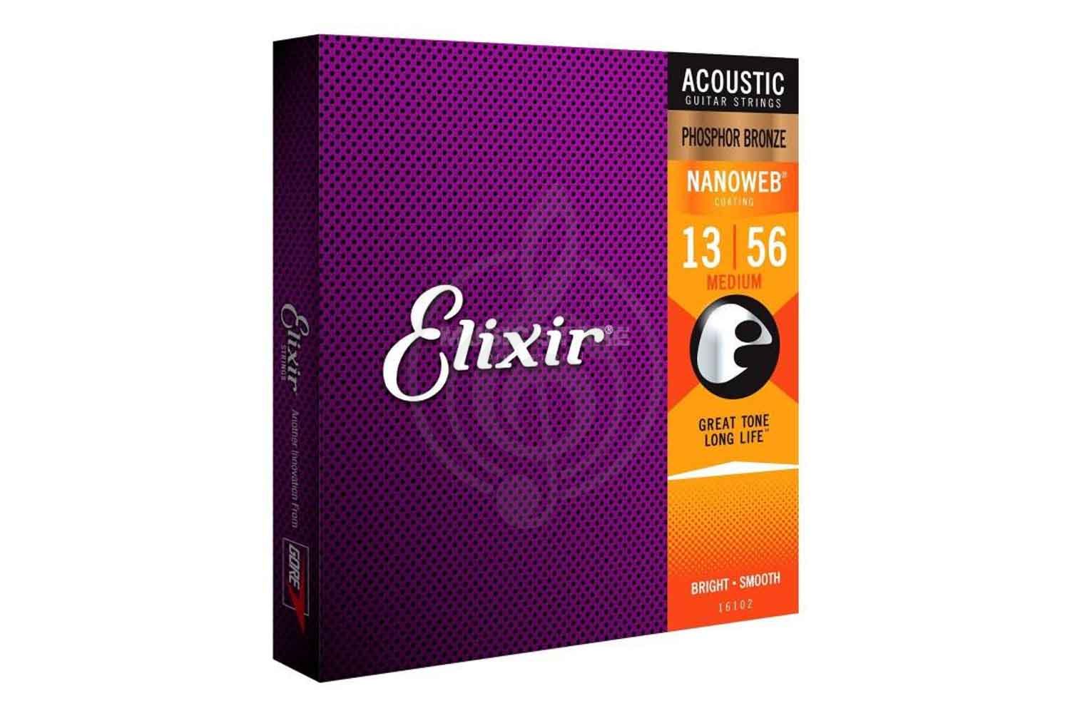 Струны для акустической гитары ELIXIR 16102 - Струны для акустической гитары, Elixir 16102 в магазине DominantaMusic - фото 1