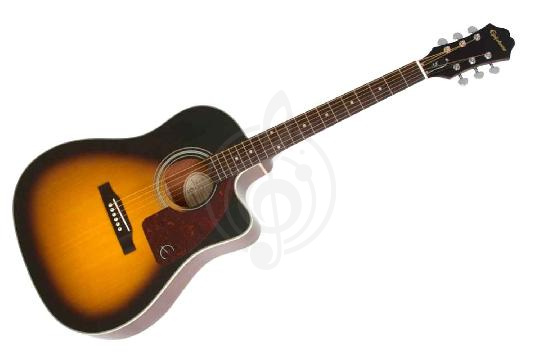 Изображение EPIPHONE AJ-210CE VINTAGE SUNBURST - Электроакустическая гитара