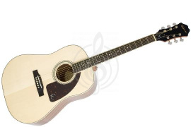 Изображение EPIPHONE AJ-220S Solid Top Acoustic Natural - Акустическая гитара