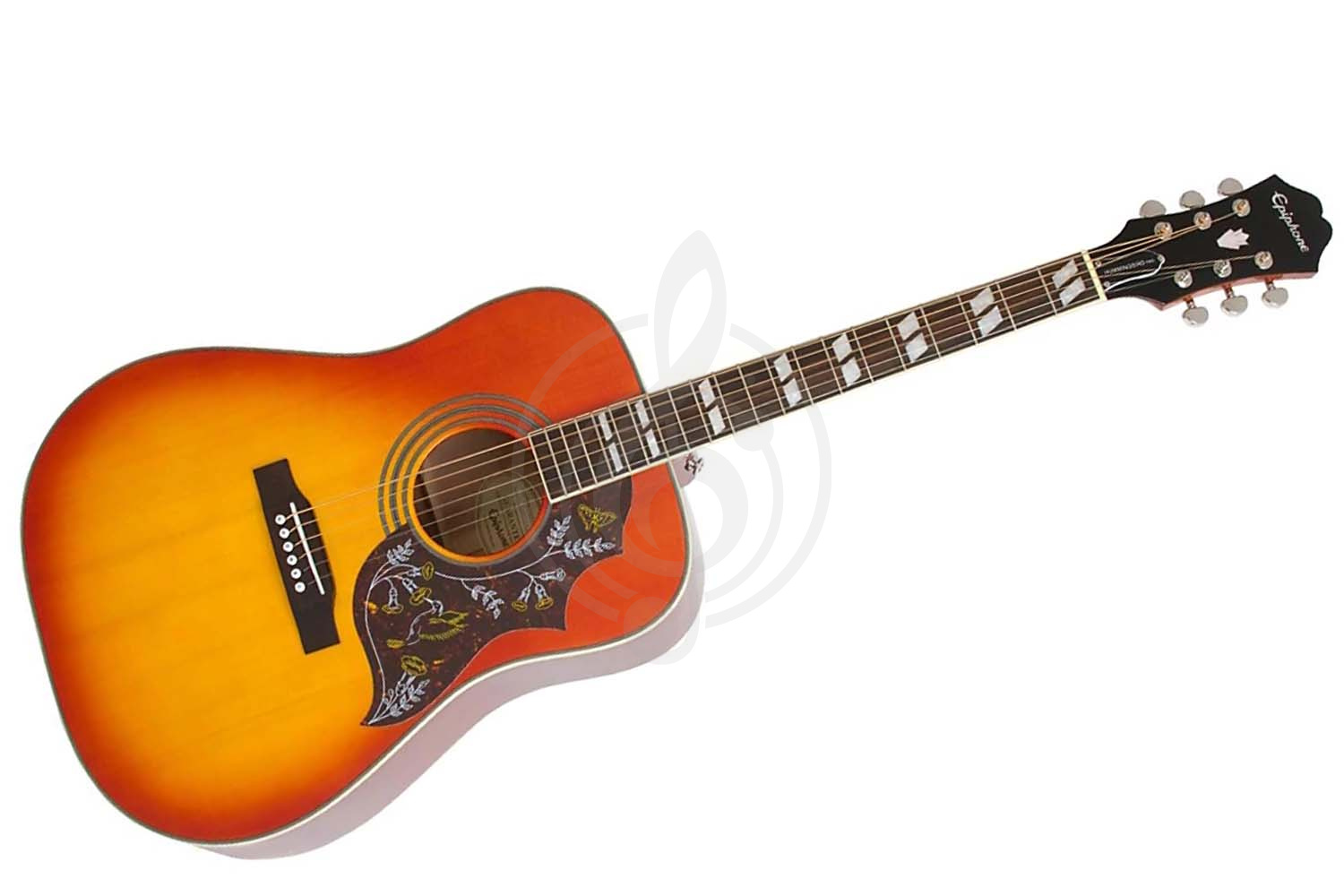 Акустическая гитара Акустические гитары Epiphone EPIPHONE HUMMINGBIRD PRO ACOUSTIC/ELECTRIC W/SHADOW FADED CHERRY BURST - фото 1