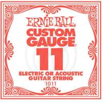 Изображение Ernie Ball 1011 струна для электро и акуст гитар, Размер: 011 