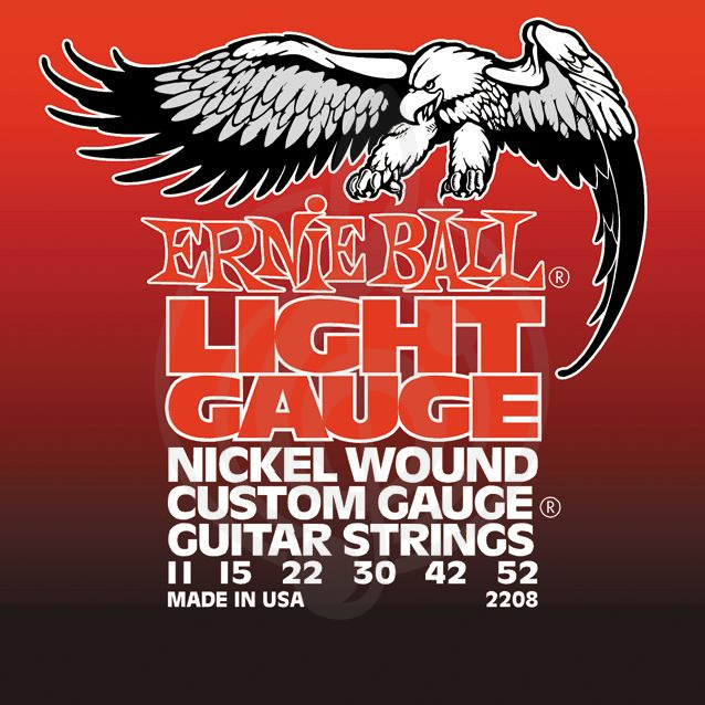 Струны для электрогитары Струны для электрогитар Ernie Ball Ernie Ball 2208 струны для эл. гитары 11-52 2208 - фото 1