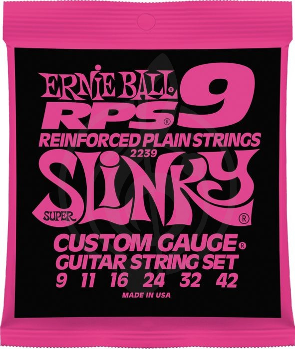 Струны для электрогитары Струны для электрогитар Ernie Ball Ernie Ball 2239 струны для эл.гитары 9-42 2239 - фото 1