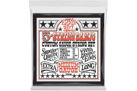 Струны для банджо ERNIE BALL 2309 - Струны для 5-стр.банджо,  2309 в магазине DominantaMusic - фото 1