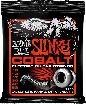 Струны для электрогитары Струны для электрогитар Ernie Ball Ernie Ball 2715 струны для эл.гитары Cobalt Electric Skinny Top Heavy Bottom Slinky (10-52) 2715 - фото 1